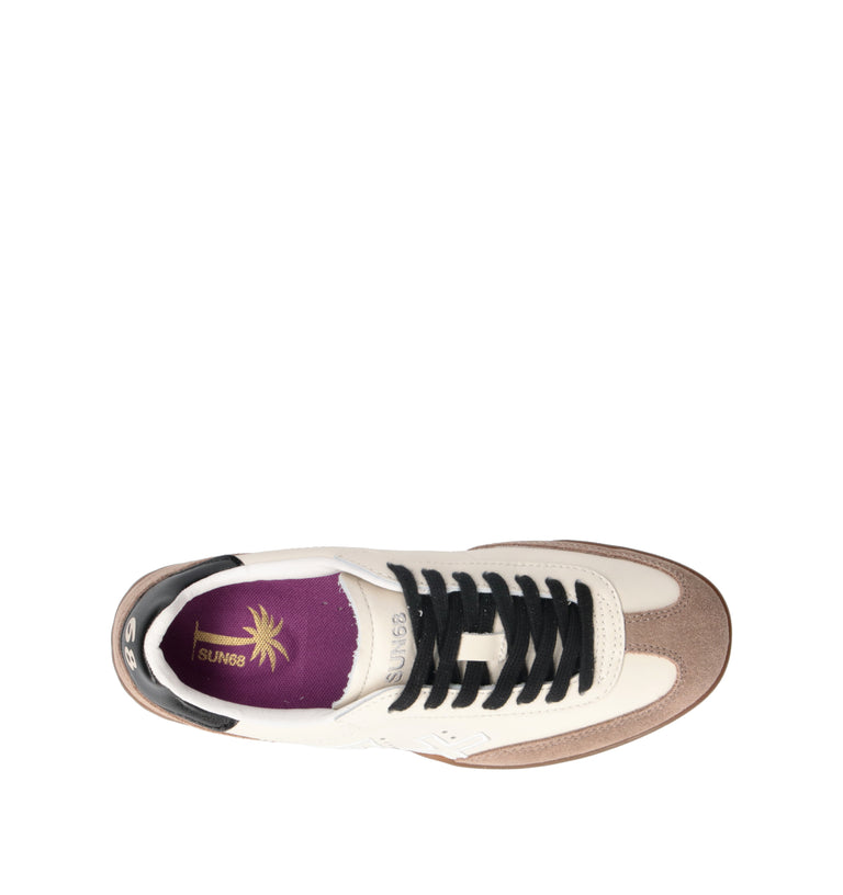 SUN68 Sneaker donna panna