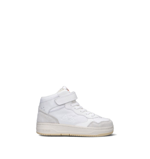 SUN68 Sneaker bimbi bianca