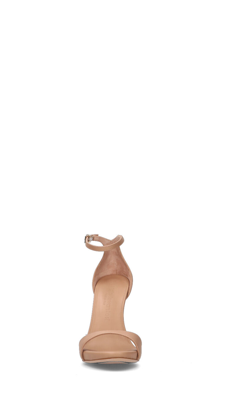 SERGIO LEVANTESI Sandalo donna nude in pelle