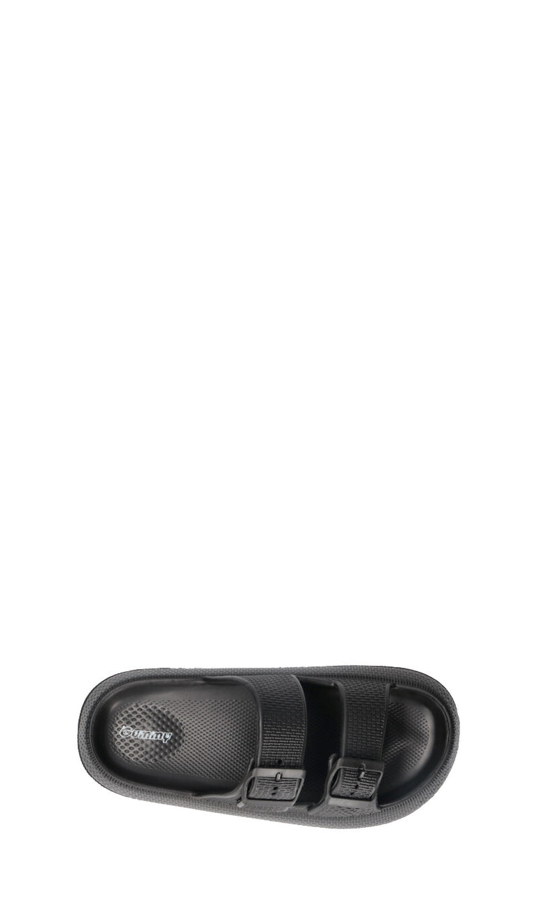 GUMMY Ciabatta donna nera