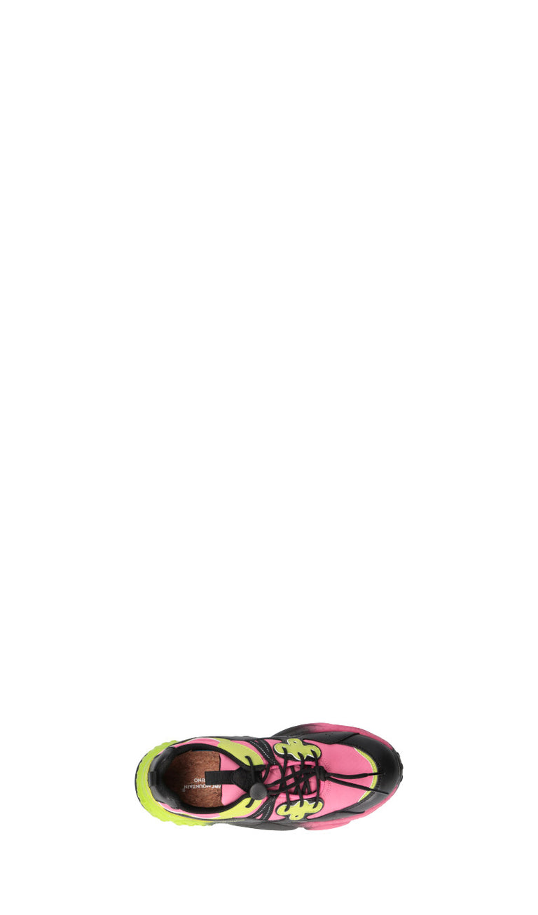 FLOWER MOUNTAIN by Naturino Sneaker bimba rosa/nera/verde