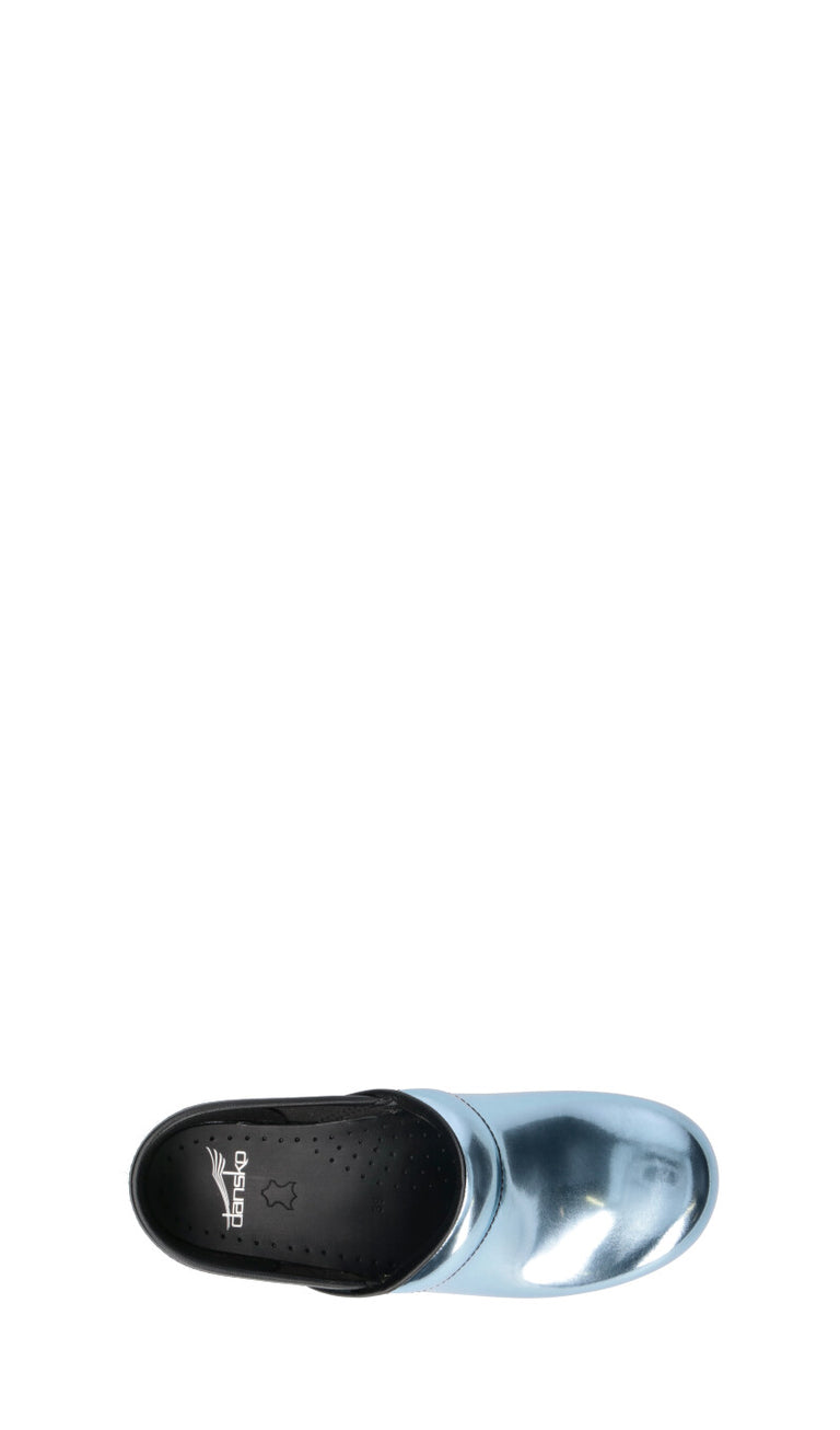 DANSKO Zoccolo donna cielo in pelle