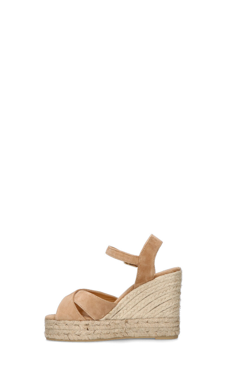 CASTANER Campeggina donna beige in suede