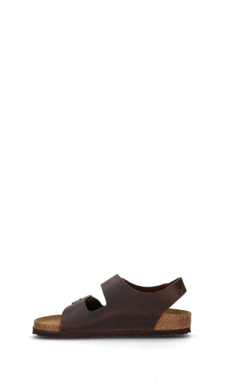 BIRKENSTOCK MILANO BS Sandalo donna marrone in pelle