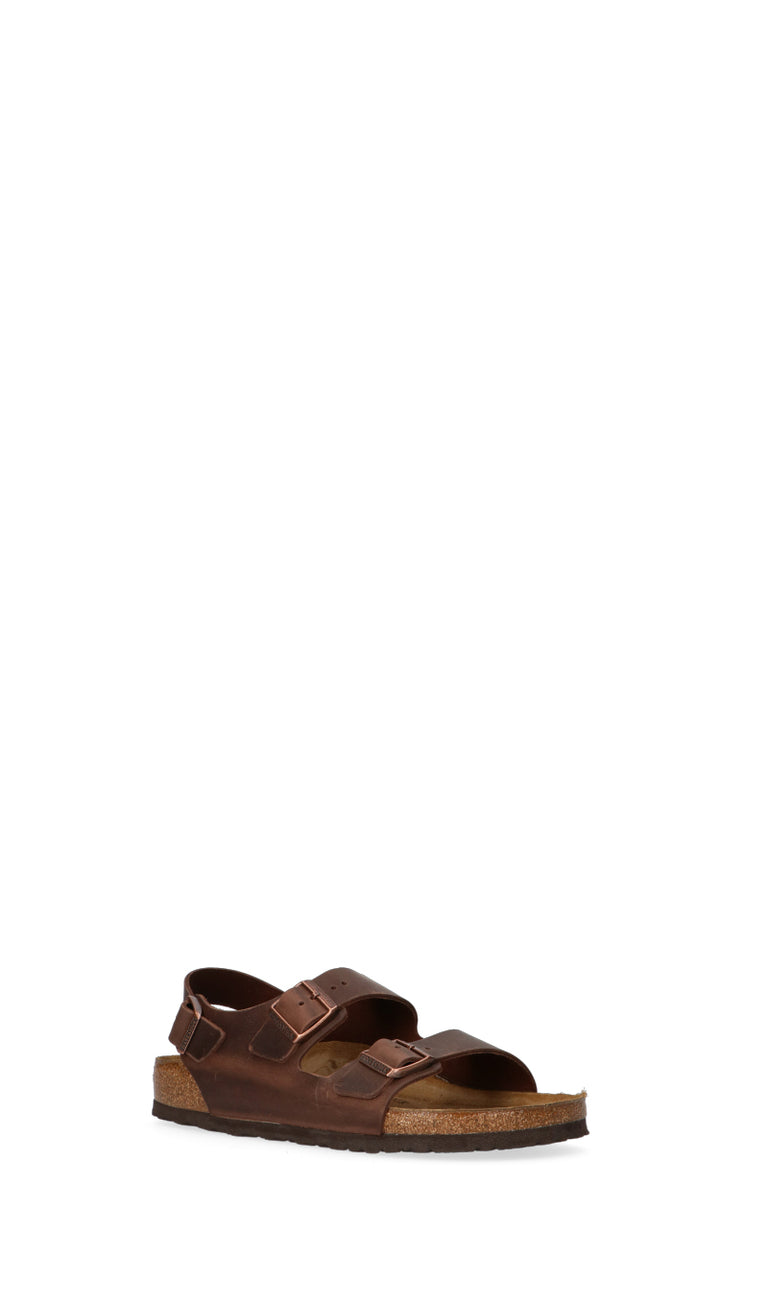 BIRKENSTOCK Sandalo uomo testa di moro