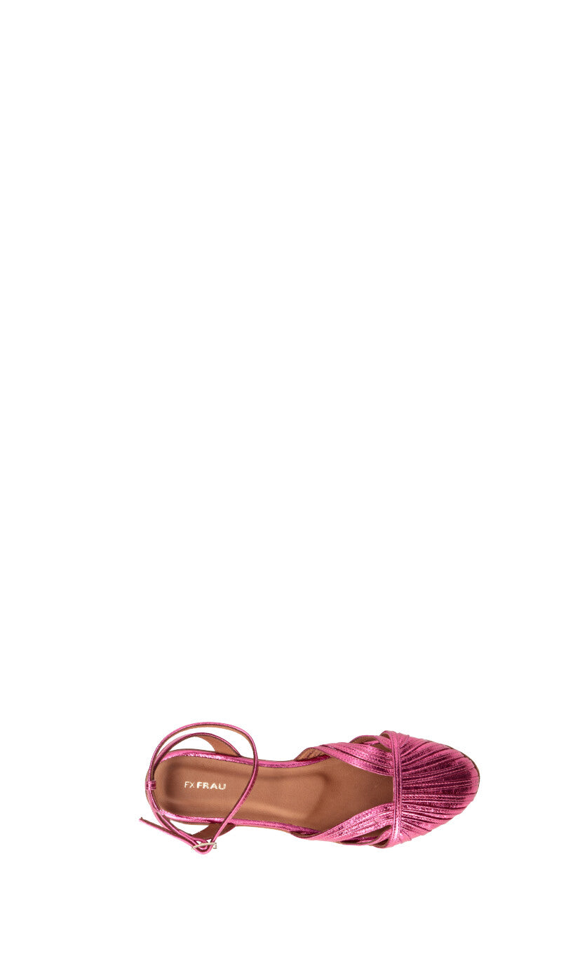 FRAU Sandalo donna rosa in pelle