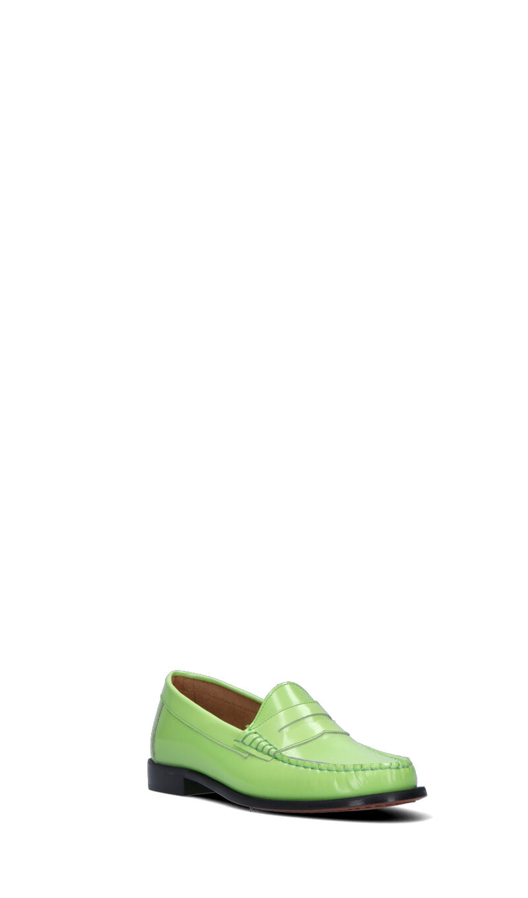 PHIL MELVIS Mocassino donna verde in pelle