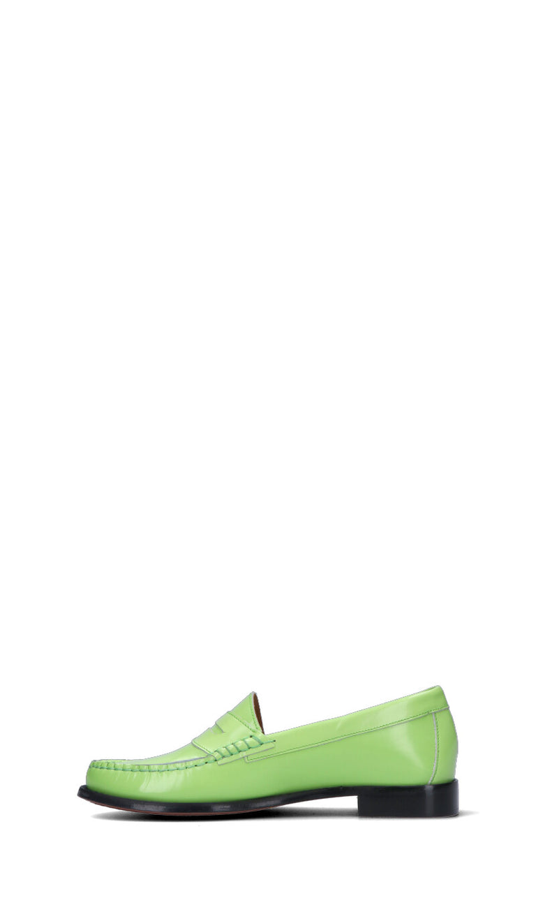 PHIL MELVIS Mocassino donna verde in pelle