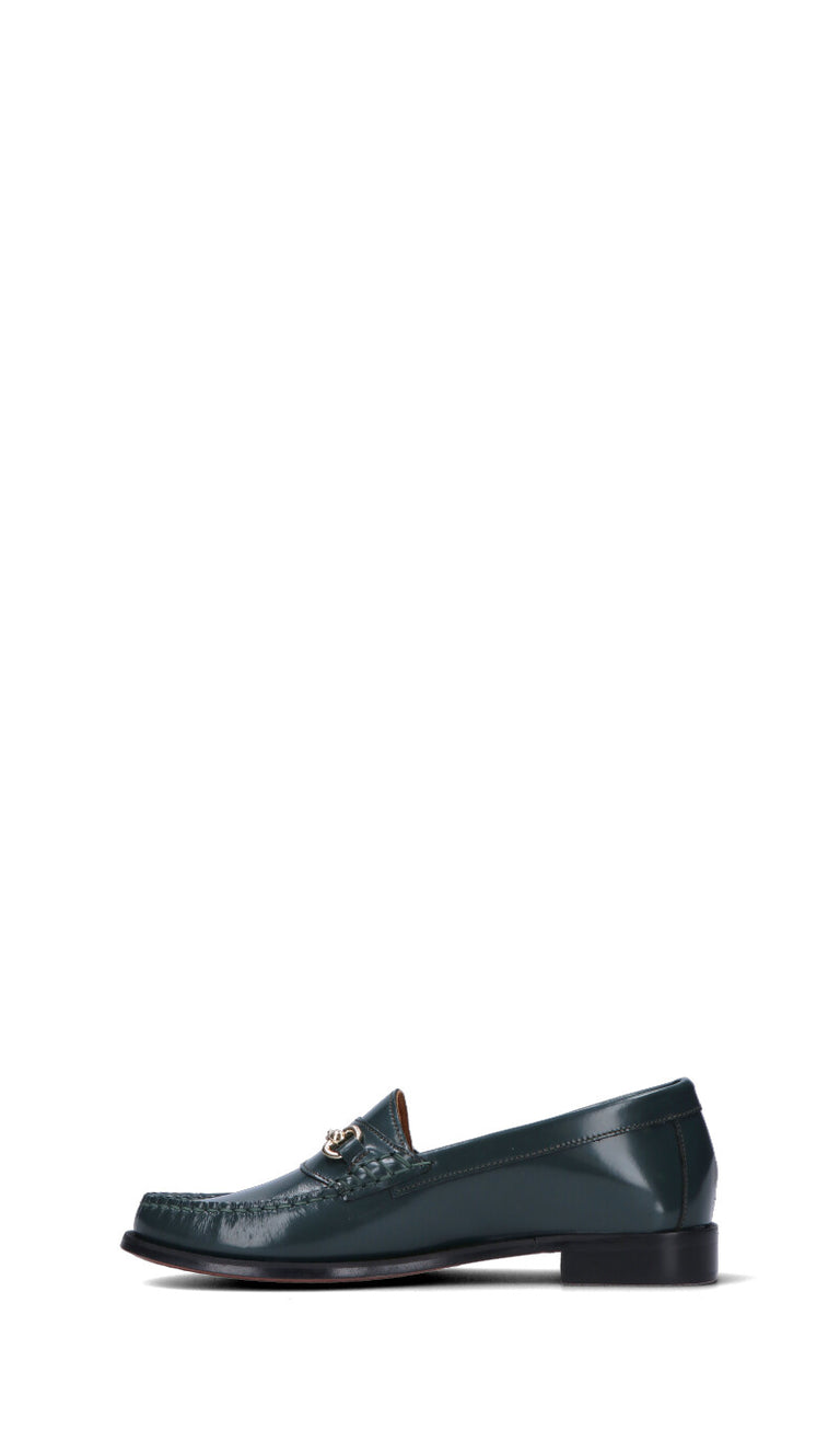 PHIL MELVIS Mocassino donna verde in pelle