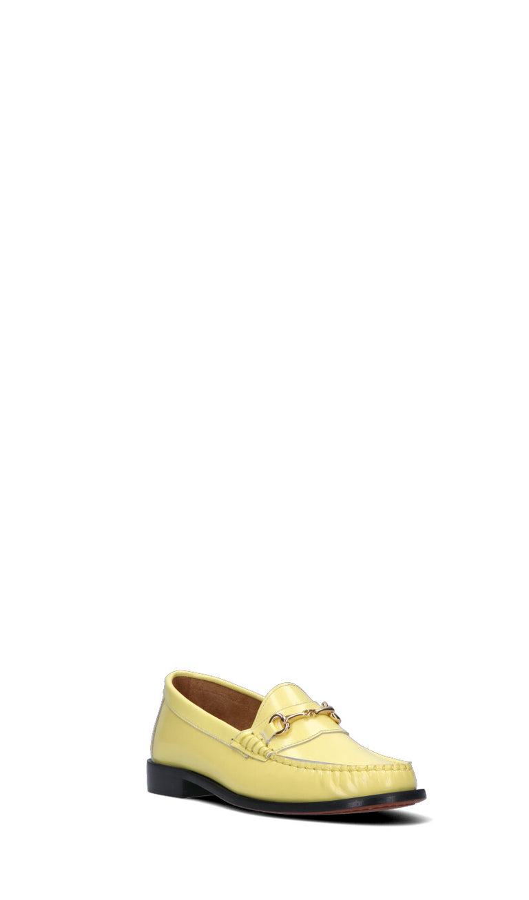 PHIL MELVIS Mocassino donna giallo in pelle