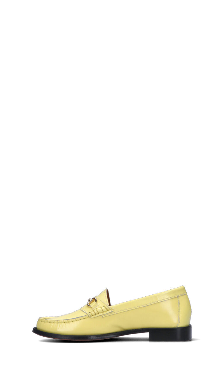 PHIL MELVIS Mocassino donna giallo in pelle