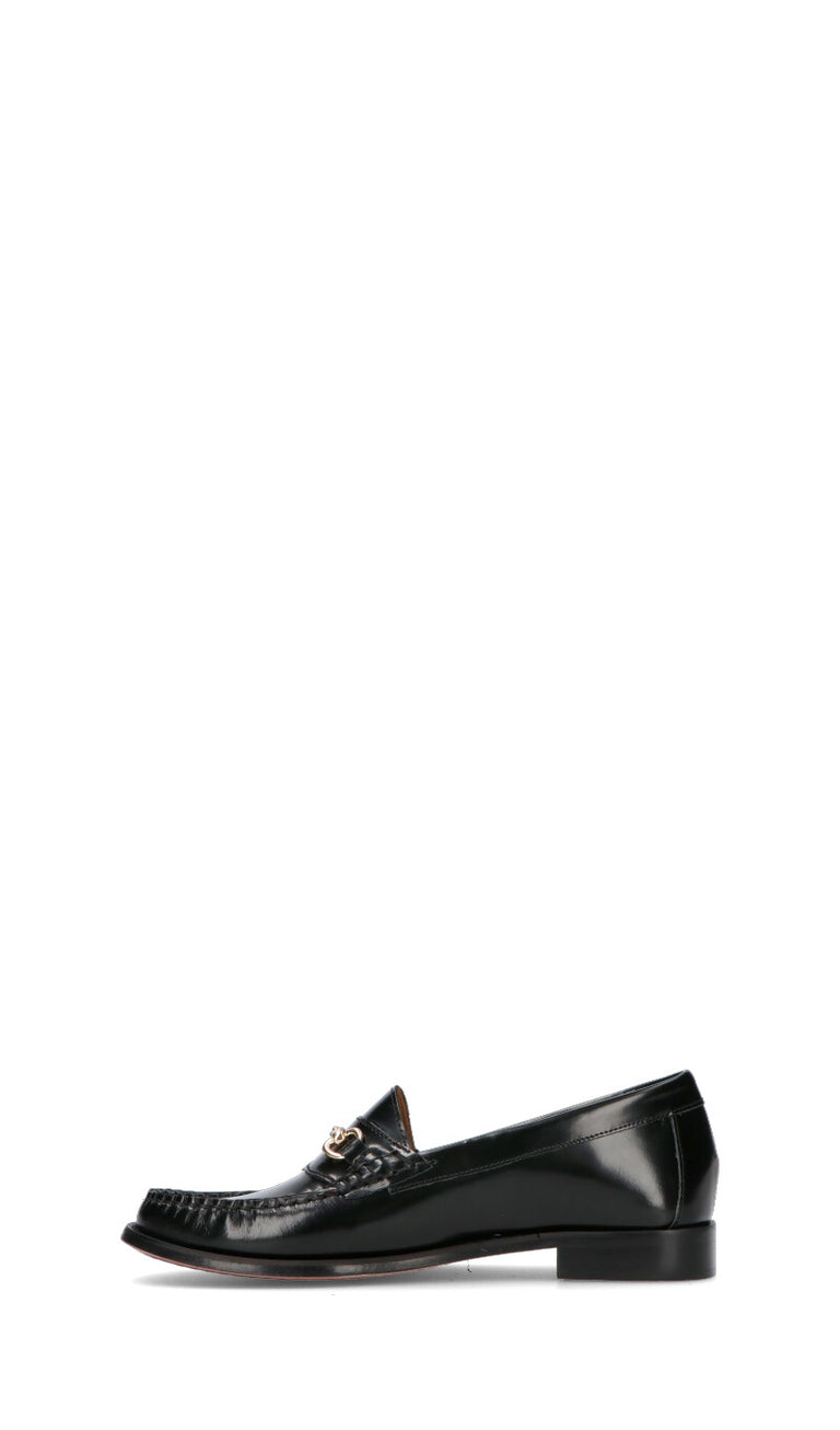 PHIL MELVIS Mocassino donna nero in pelle