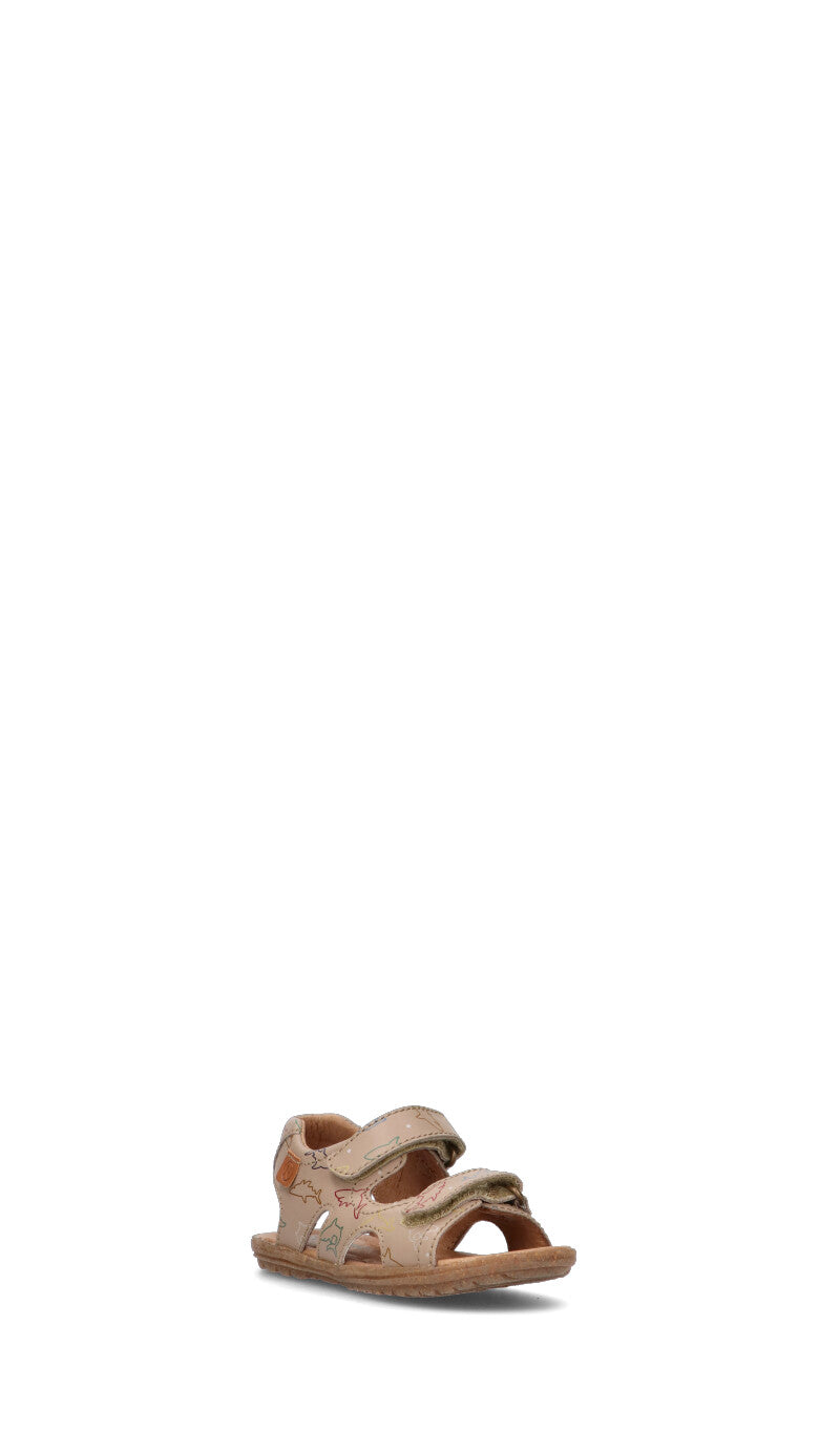 NATURINO Sandalo bimbo taupe in pelle