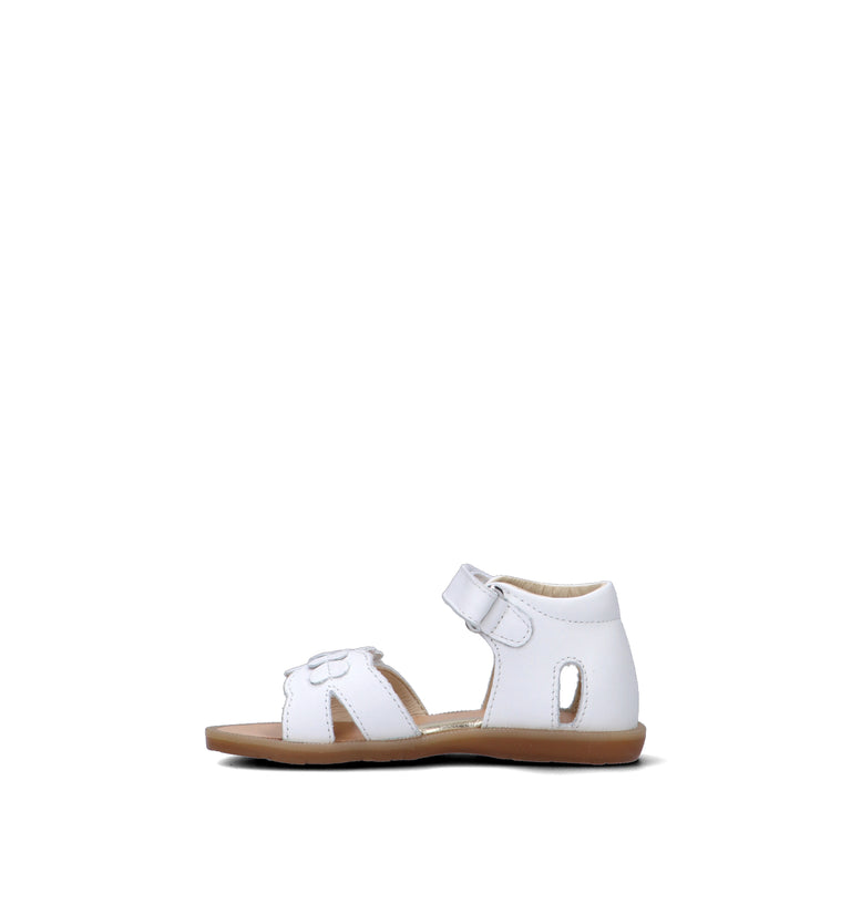 NATURINO Sandalo bimba bianco in pelle