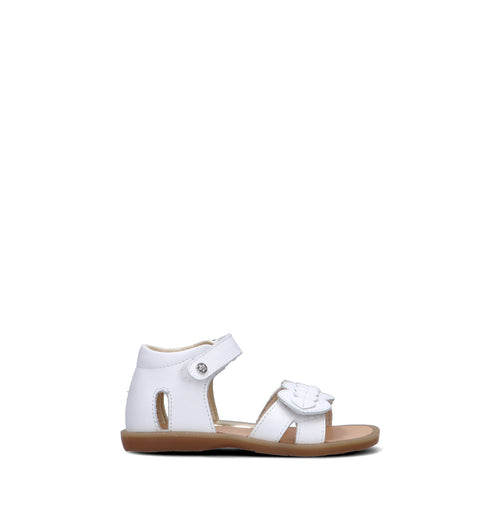 NATURINO Sandalo bimba bianco in pelle