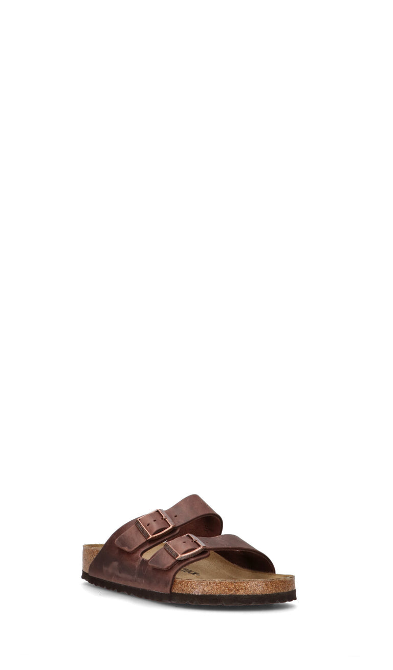 BIRKENSTOCK ARIZONA BS Ciabatta uomo testa di moro in pelle