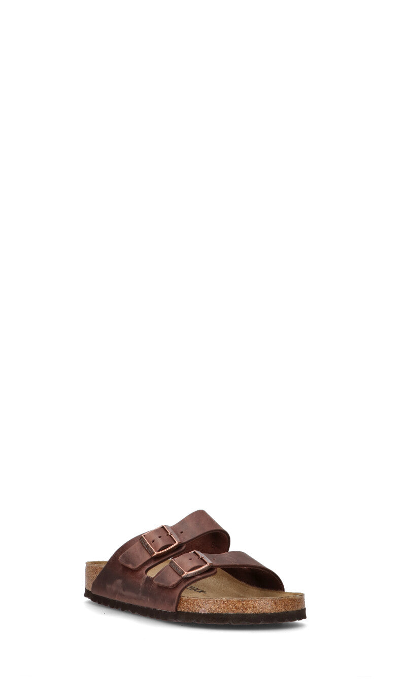 BIRKENSTOCK ARIZONA BS Ciabatta uomo testa di moro in pelle