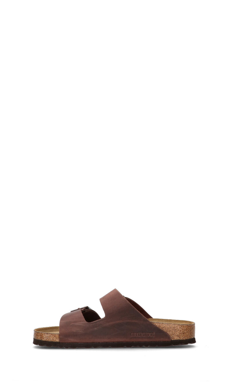 BIRKENSTOCK ARIZONA BS Ciabatta uomo testa di moro in pelle