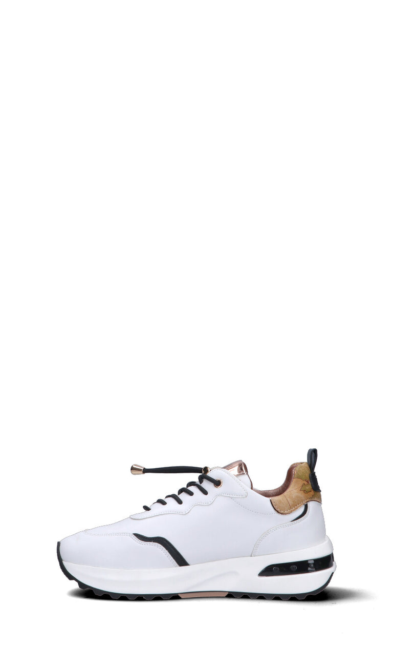 ALVIERO MARTINI Sneaker donna bianca/cuoio