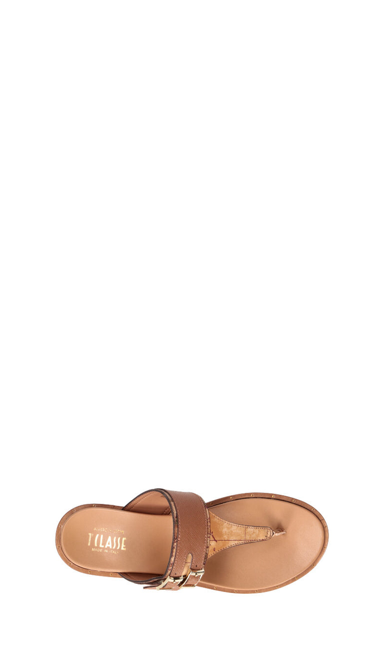 ALVIERO MARTINI Sandalo donna marrone