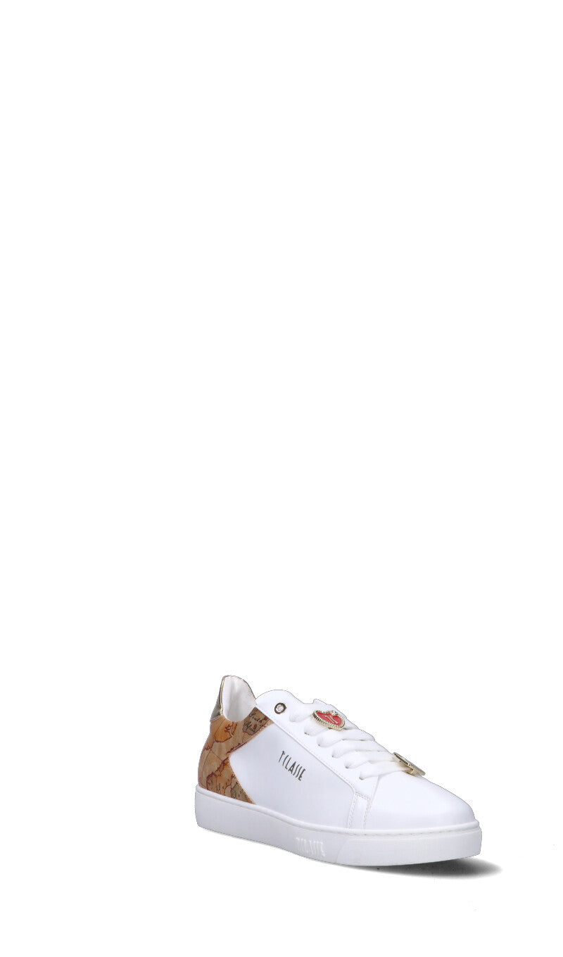 ALVIERO MARTINI Sneaker donna bianca/cuoio