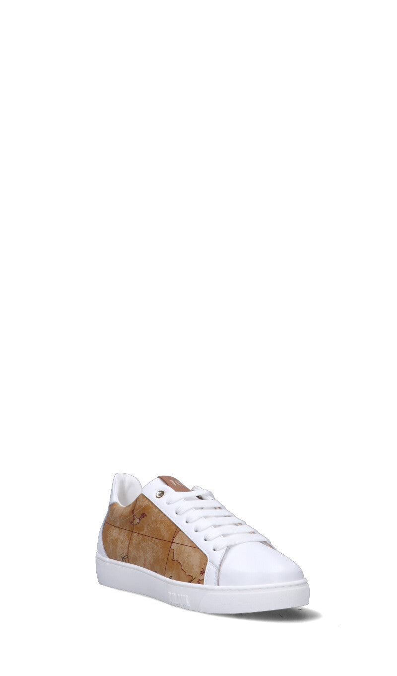 ALVIERO MARTINI Sneaker donna bianca/cuoio in pelle