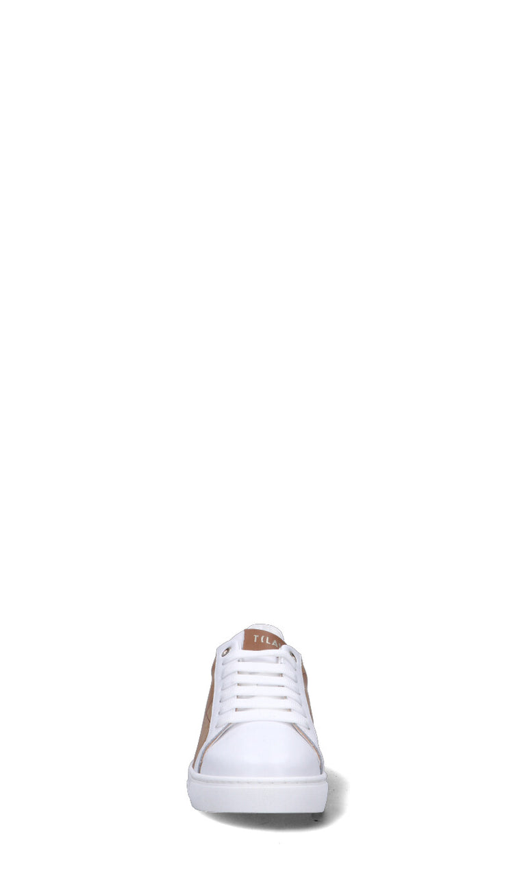 ALVIERO MARTINI Sneaker donna bianca/cuoio in pelle