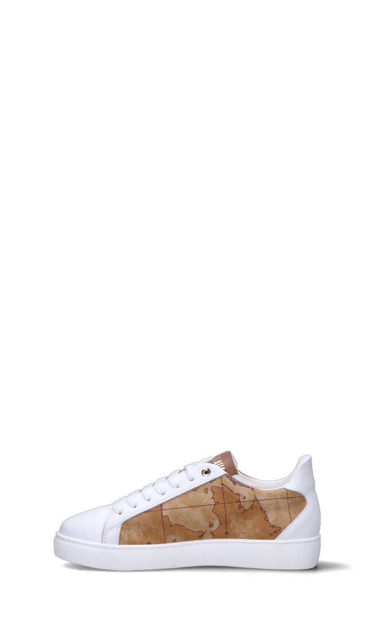 ALVIERO MARTINI Sneaker donna bianca/cuoio in pelle