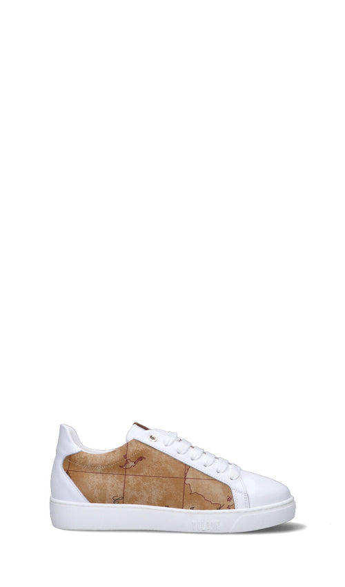 ALVIERO MARTINI Sneaker donna bianca/cuoio in pelle