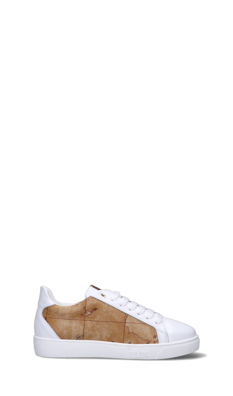 ALVIERO MARTINI Sneaker donna bianca/cuoio in pelle