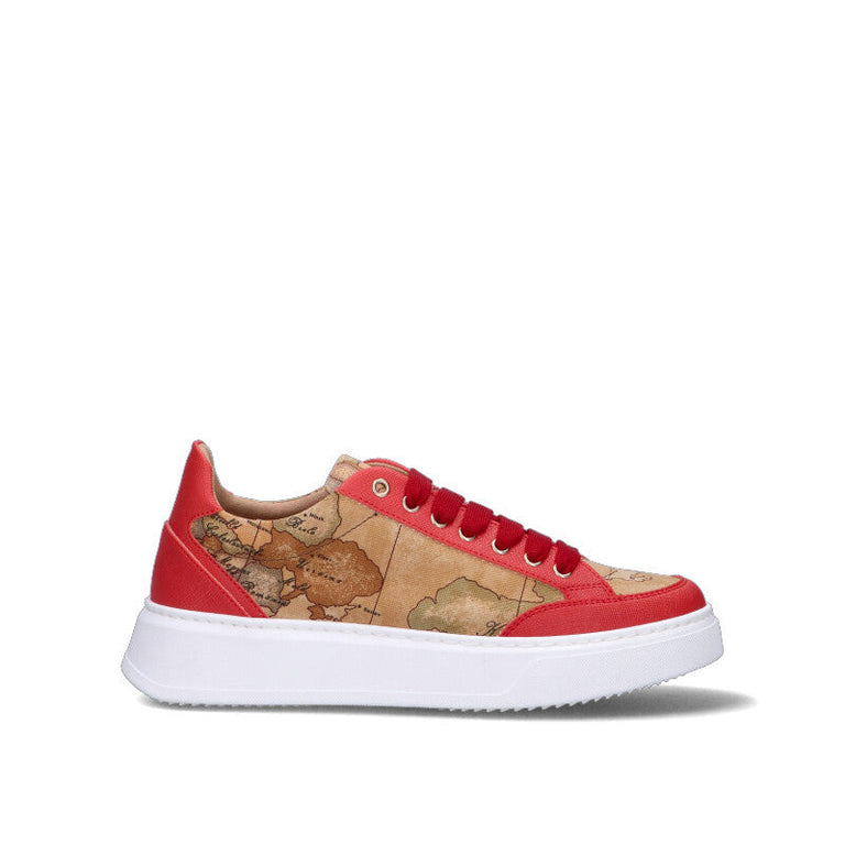 ALVIERO MARTINI Sneaker donna rossa/beige