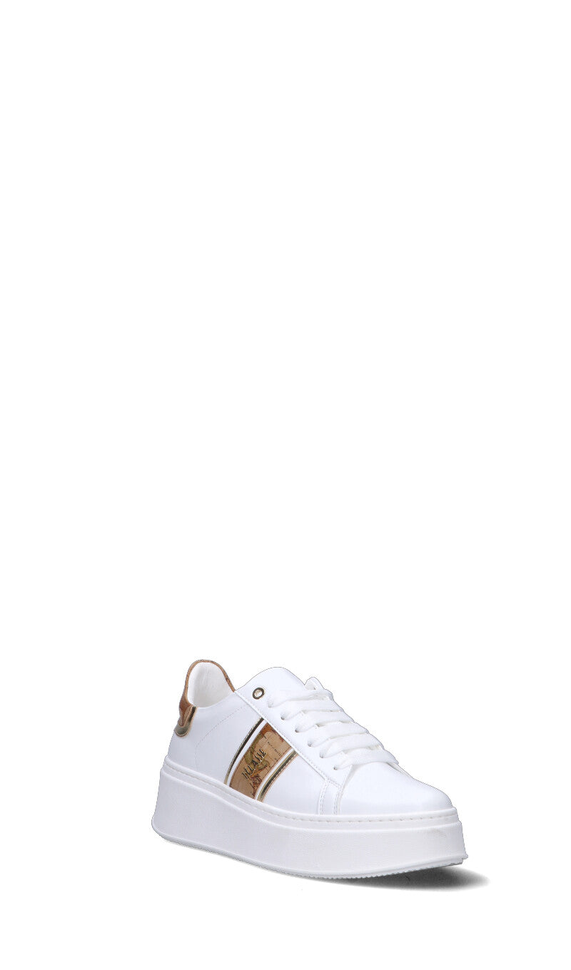 ALVIERO MARTINI Sneaker donna bianca/cuoio