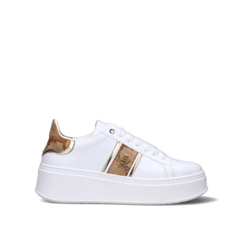 ALVIERO MARTINI Sneaker donna bianca/cuoio