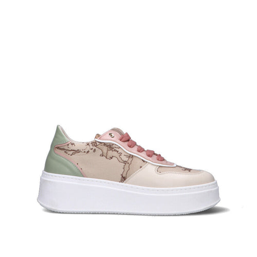 ALVIERO MARTINI Sneaker donna beige/panna/rosa/verde