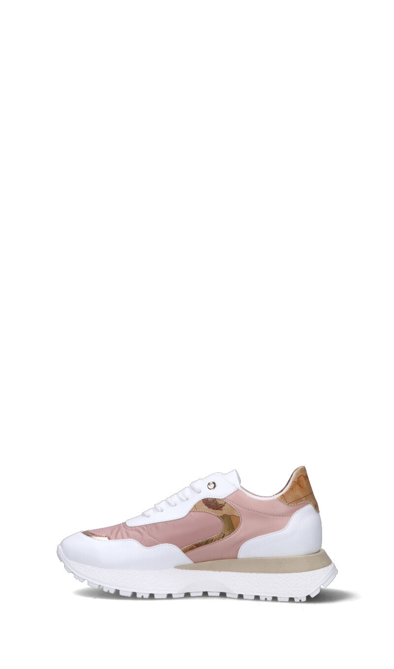 ALVIERO MARTINI Sneaker donna rosa/bianca/cuoio