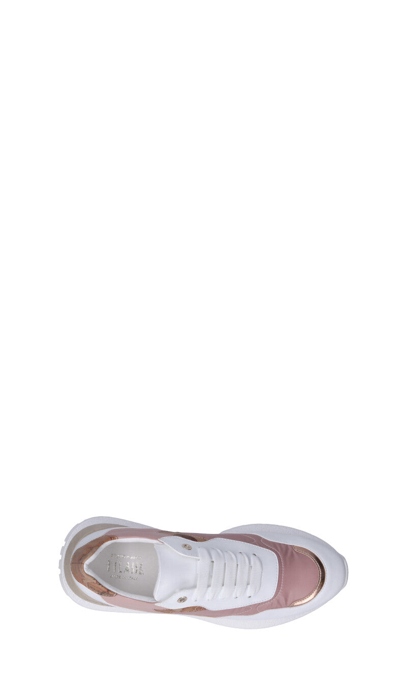 ALVIERO MARTINI Sneaker donna rosa/bianca/cuoio