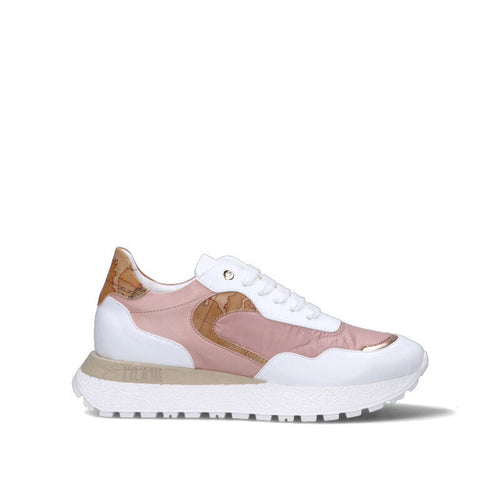 ALVIERO MARTINI Sneaker donna rosa/bianca/cuoio