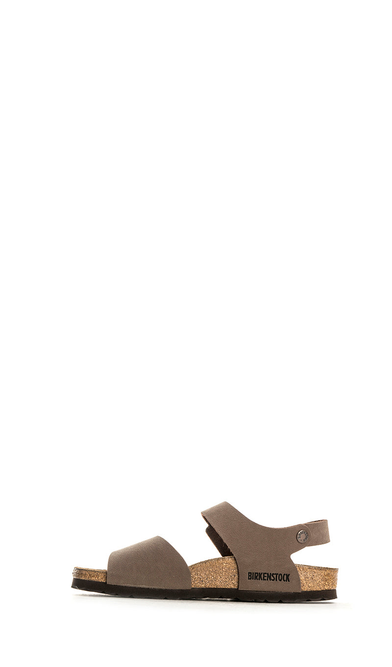 BIRKENSTOCK NEW YORK Sandalo ragazzo marrone in pelle