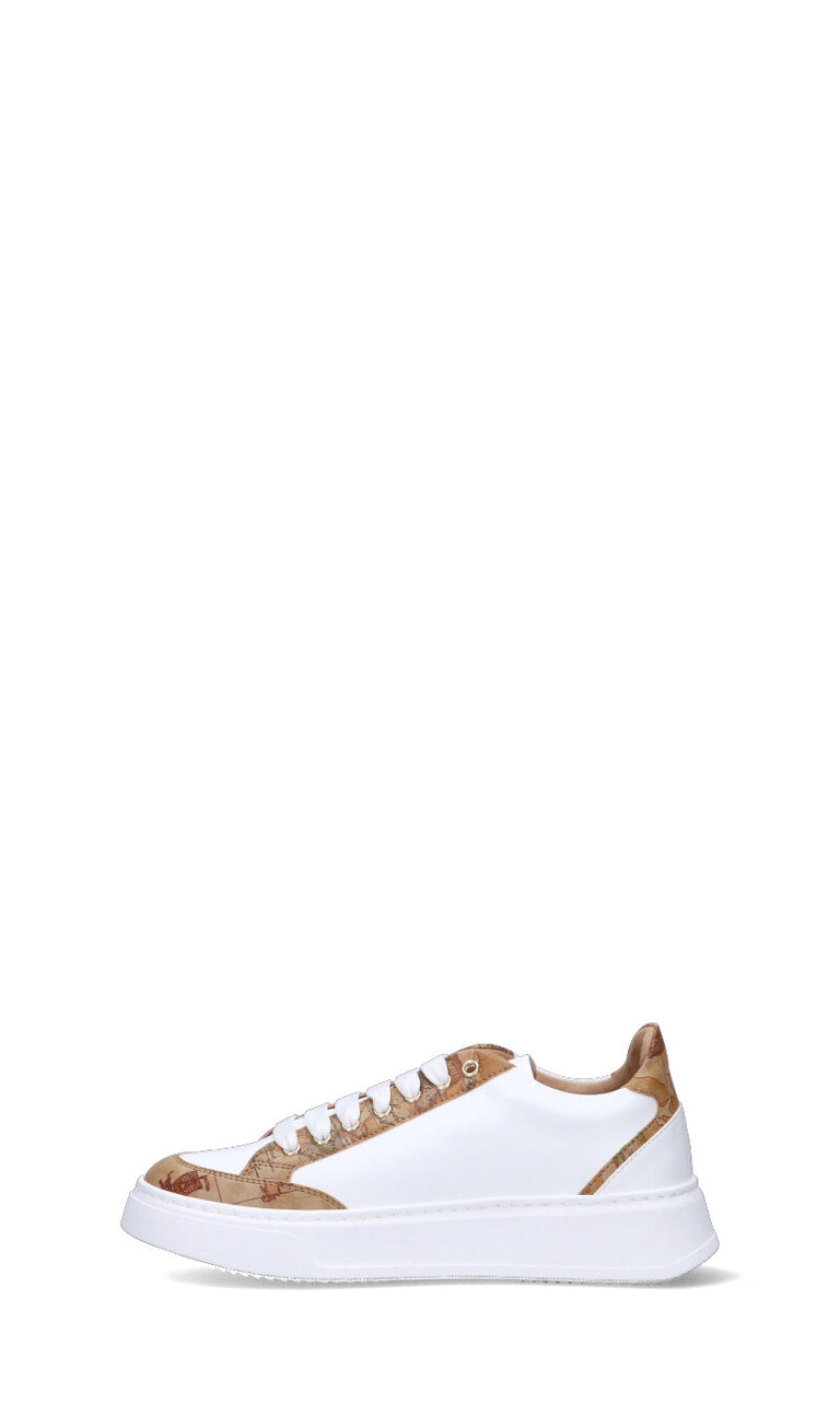 Scarpe Donna 1A Classe Alviero Martini Sneakers Bianche Con Logo 1C Con Strass 0246 Scarpe Donna 1A Classe Alviero Martini Sneakers Bianche Con Logo 1C Con Strass 0246