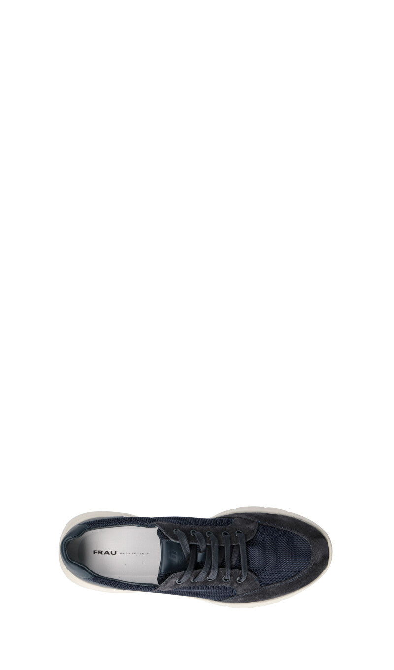 FRAU Sneaker uomo blu in pelle