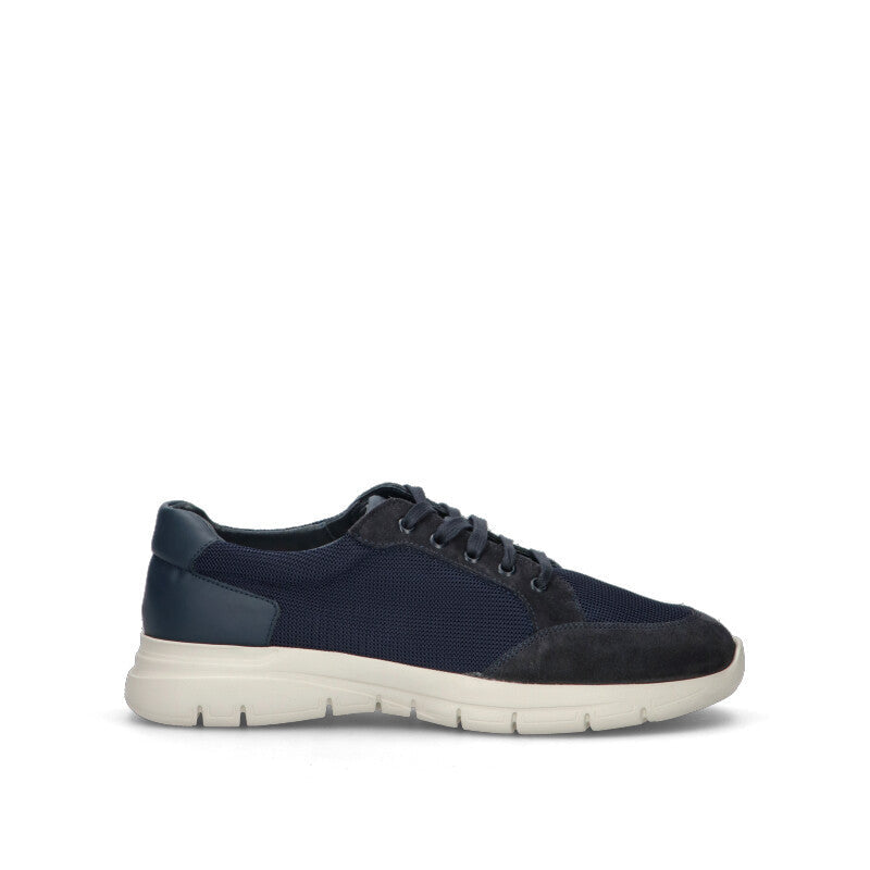 FRAU Sneaker uomo blu in pelle