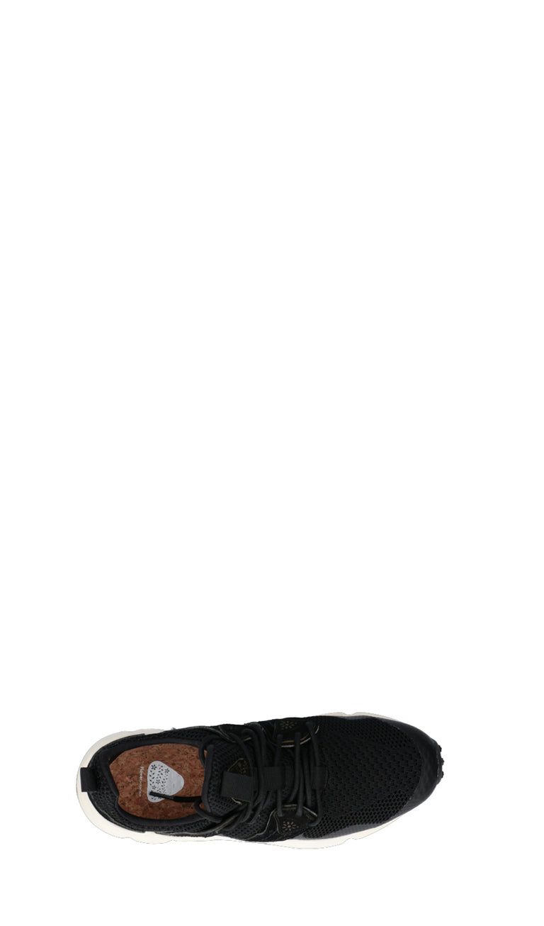 FLOWER MOUNTAIN CORAX Sneaker uomo nera in suede/tessuto