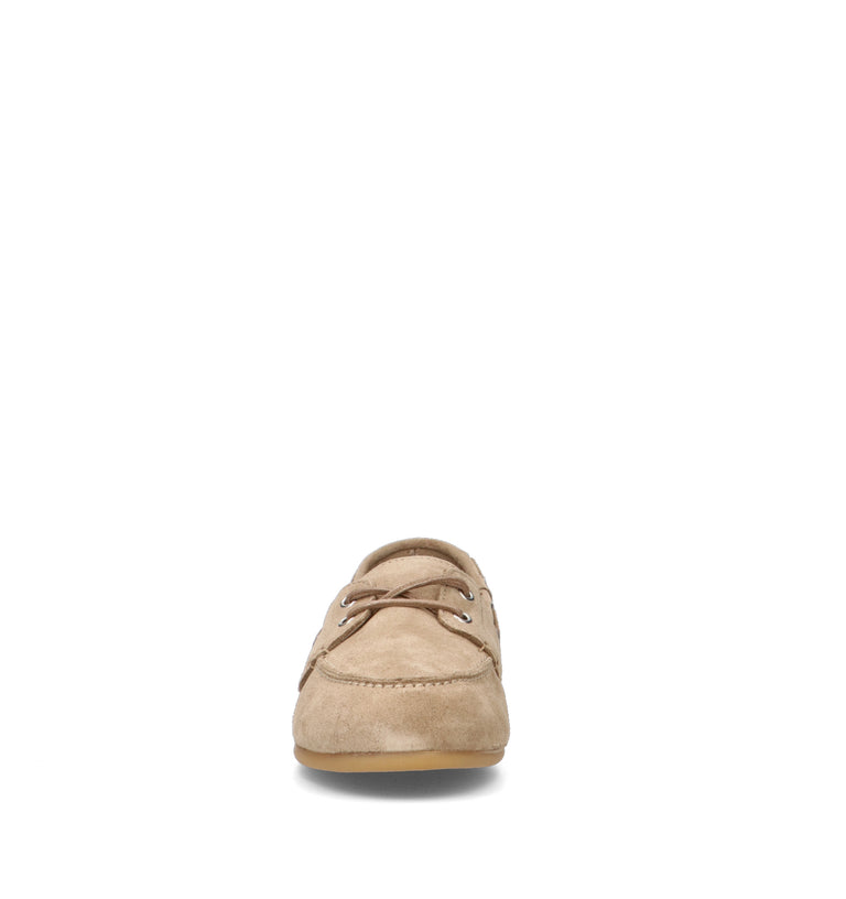 TAMARIS Scarpa barca donna taupe in suede