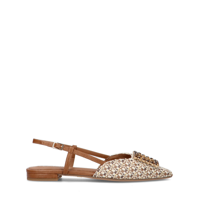 TAMARIS Slingback donna cuoio