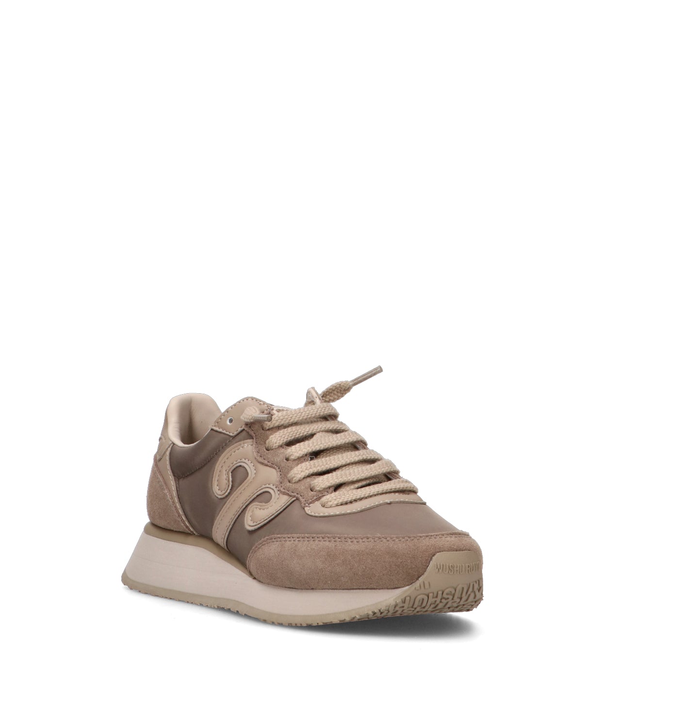 WUSHU Sneaker donna greige