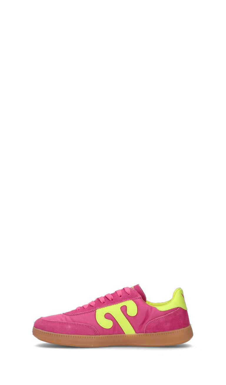 WUSHU Sneaker donna rosa/gialla