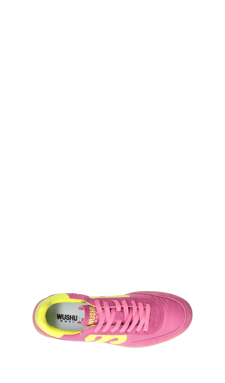 WUSHU Sneaker donna rosa/gialla