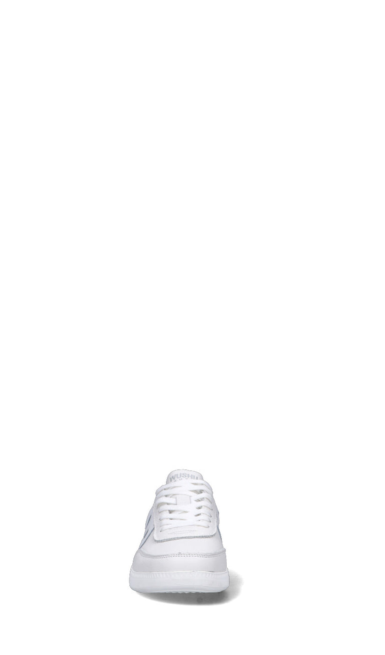 WUSHU Sneaker uomo bianca in pelle