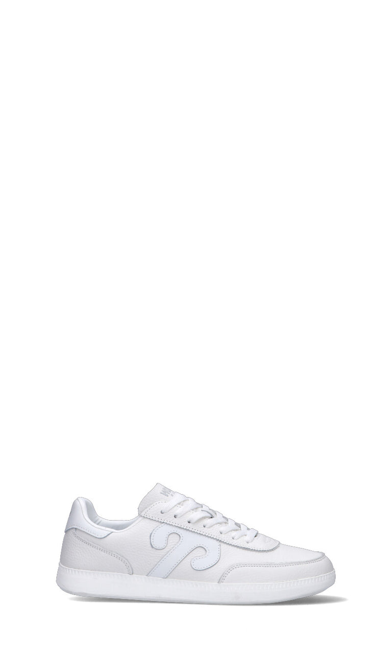 WUSHU Sneaker uomo bianca in pelle