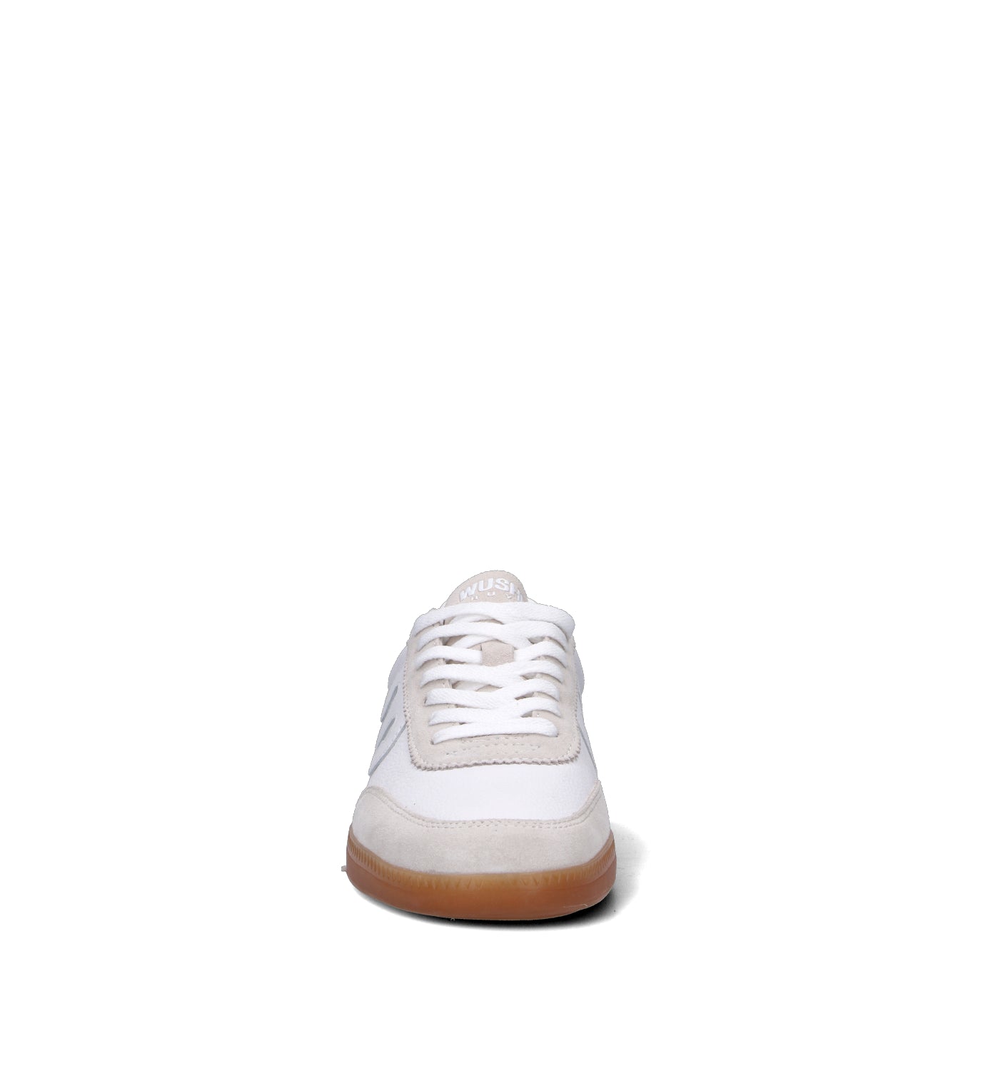 WUSHU Sneaker uomo bianca in pelle